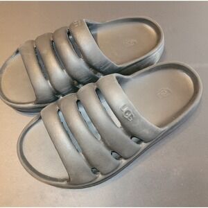 UGG Slide Sandals Cushioned Slip On Casual Comfort Kids Size K 1 great shape